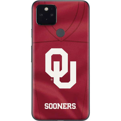 University of Oklahoma Red Jersey Google Pixel 5 Skin